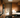 A bright, warm, and soft RV interior scene, minimalist and realistic.